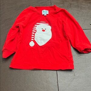 Red Santa Long Sleeve Shirt